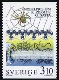 Ziegler Natta 1963 stamp